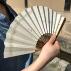 箔砂子　ハンドメイド　京扇子　高級