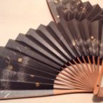 箔砂子　ハンドメイド　京扇子