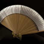 京扇子 紫 銀砂子 女性