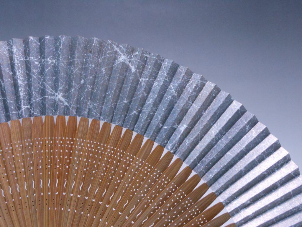 扇子 箔押し 山武扇舗 モミ柄